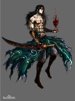 The Krypton Gold Demon Swordsman of the online game